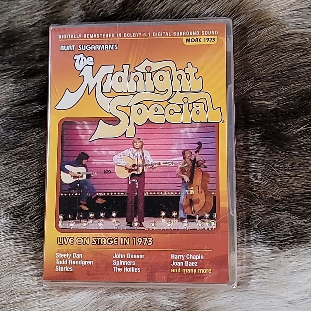 SEALED Burt Sugarman's Midnight Special‎ - Live On Stage 1973 (DVD 2006)